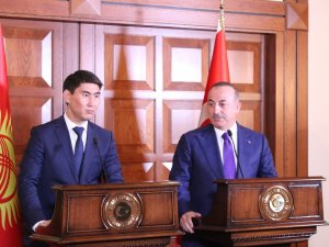 Çavuşoğlu- Aydarbekov Ortak Basın Toplantısı