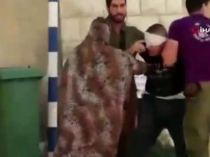 İsrail Askerleri Filistinli Bir Aileyi Darp Etti