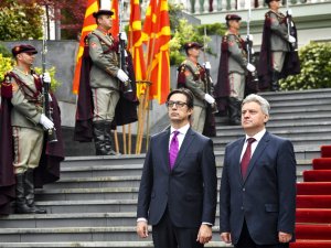 Kuzey Makedonya’nın Yeni Cumhurbaşkanı Pendarovski Görevi Teslim Aldı
