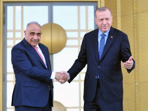 Irak Başbakanı Abdulmehdi’yi Resmi Tören İle Karşılandı