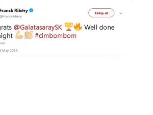 Ribery’den Galatasaray Paylaşımı