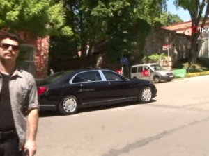 Cumhurbaşkanı Erdoğan Mabeyn Köşkü’ne Geldi
