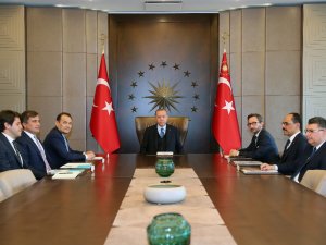 Cumhurbaşkanı Erdoğan, Türk Konseyi Genel Sekreteri Amreyev’i Kabul Etti 