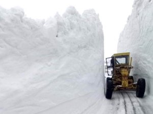 Gümüşhane Yaylalarında Karla Mücadele Devam Ediyor