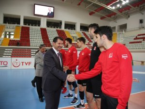 A Milli Erkek Voleybol Takımı Sivas’ta Kampa Girdi