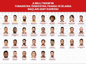 Üç Futbolcu A Milli Takım’a İlk Kez Davet Edildi
