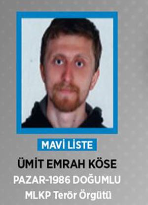 HDP Rize Milletvekili Adayının Mavi Kategorideki Terörist Kardeşi Ümit Emrah Köse Yakalandı