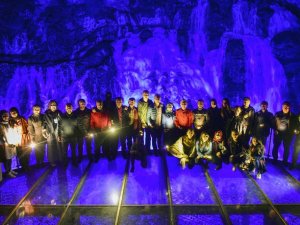 Gümüşhaneli Dağcılar 40 Gözeli Şelalede İftar Yaptı