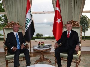 Cumhurbaşkanı Erdoğan, Irak Cumhurbaşkanı Salih İle Vahdettin Köşkü’nde Bir Araya Geldi