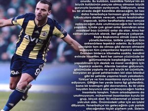 Soldado, Fenerbahçe’ye Veda Etti