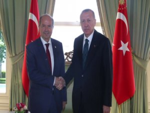 Cumhurbaşkanı Erdoğan, Kktc Başbakanı Tatar’ı Kabul Ediyor
