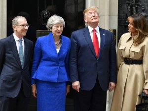 Abd Başkanı Trump Downing Street’te
