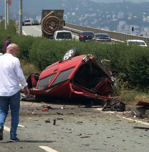 Rize'de Trafik Kazası: 1 Ölü
