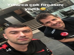 Burak Yılmaz’dan Esprili ’Fırça’ Paylaşımı