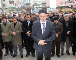 Rize’de Gıyabi Cenaze Namaz Kılındı