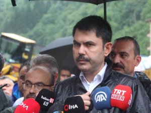 Bakan Kurum Sel Bölgesinde