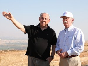 Bolton İle Netanyahu Ürdün Vadisini Gezdi