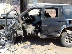 Suriye’de Yol Kenarına Döşenen Bomba Patladı