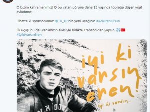 Trabzonspor’dan Eren Bülbül Paylaşımı