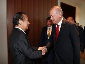 Japonya Temsilciler Meclisi Başkanı Tadamori’yi Kabul Etti