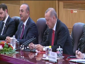 Cumhurbaşkanı Erdoğan, Çin Devlet Başkanı Xi İle Görüştü