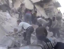 Halep’te Hava Saldırıları Devam Ediyor