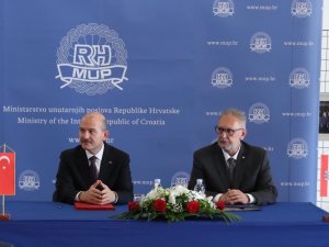 Bakan Soylu, Hırvatistan’da Mevkidaşı Bozinovic İle Görüştü