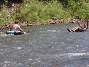 Aksu Deresi’nde Şambrel Rafting Heyecanı