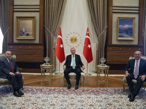 Irak Dışişleri Bakanı Ve Savunma Bakanını Kabul Etti