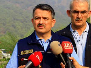 Bakan Pakdemirli: “Yangına Müdahale Süresini 10 Dakikaya İndireceğiz”