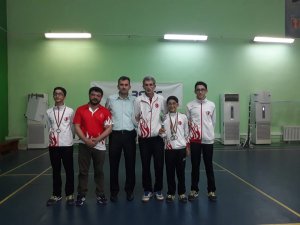 Badmintoncularımız Şampiyon.
