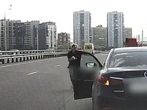 Araçtan Yola Atılan Yavru Kediyi Kadın Sürücü Kurtardı