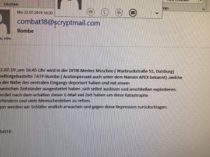 Almanya’da Bir Camiye Daha Tehdit Mektubu Gönderildi