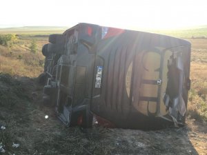 Eskişehir’de Otobüs Kazası: 13 Yaralı