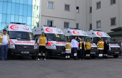 Rize'ye, 6 Yeni Ambulans