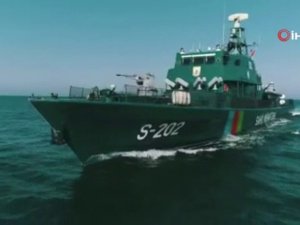 Hazar Denizi’nde Batan İran Gemisinin Görüntüleri Yayınlandı