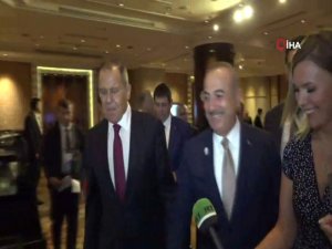Bakan Çavuşoğlu, Lavrov’la Görüştü