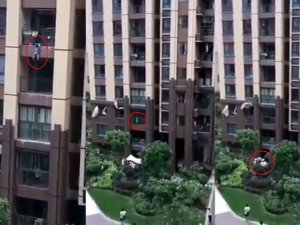 6’ncı Kattan Düşen Çocuk Çarşafla Kurtarıldı