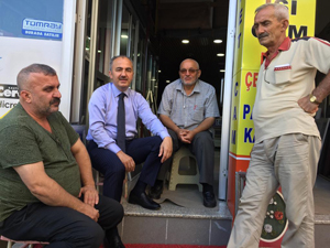 Rize Belediye Başkanı Rahmi Metin’den Esnaf Ziyaretleri