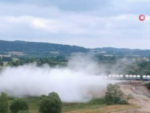 Kireç Yüklü Tren Böyle Devrildi