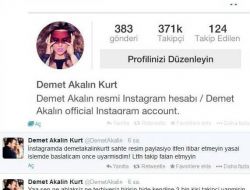 Demet Akalın'dan Kendi Adına Sahte Instagram Hesabı Açan Şahsa Tepki