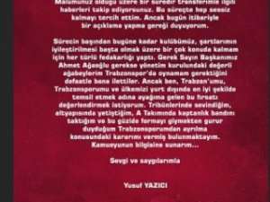 Yusuf Yazıcı’dan Trabzonspor’a Veda Mesajı