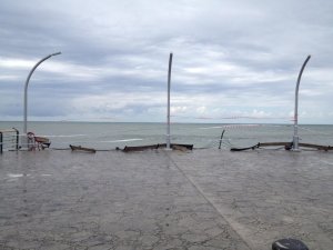 Tarihi Bulancak İskelesi’ni Fırtına Vurdu