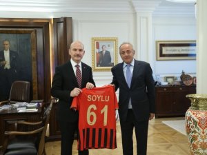Gençlerbirliği’nden, İçişleri Bakanı Süleyman Soylu’ya Ziyaret
