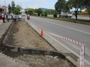 Belediyeden Dolmuş Durağı Çalışması