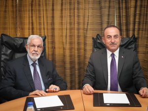 Bakan Çavuşoğlu, Libyalı Mevkidaşı İle Bir Araya Geldi