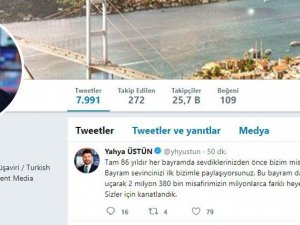 Tyh, Kurban Bayramı’da 2 Milyon 380 Bin Yolcu Taşıdı