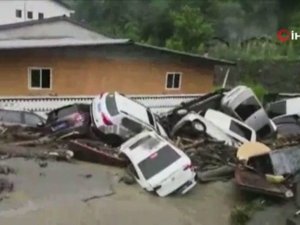 Çin’de Şiddetli Yağış: 96 Kişi Köylerde Mahsur Kaldı
