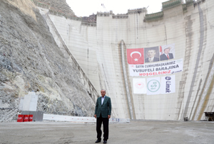 Cumhurbaşkanı Erdoğan, Yusufeli Barajı'nda incelemelerde bulundu
