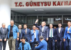 Cumhurbaşkanı Erdoğan'dan Güneysu Belediyesi'ne Ziyaret